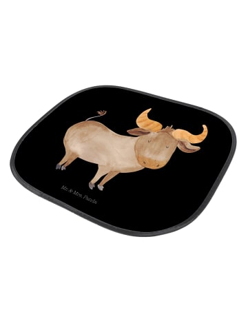 Mr. & Mrs. Panda Auto Sonnenblende Sternzeichen Stier ohne Spruch in Schwarz