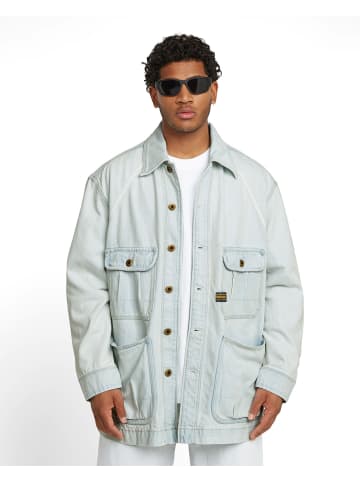 G-Star Raw Oversized Chore Jacke beached faded clifton blue