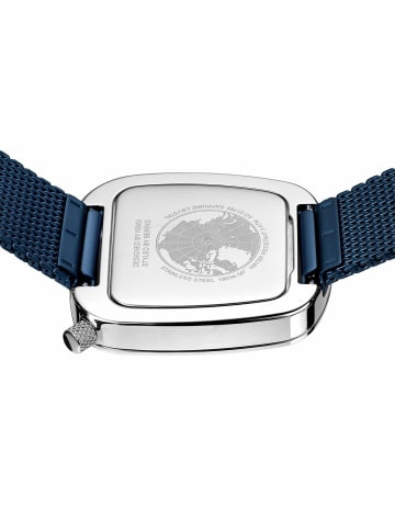 Bering Analoguhr für Damen in blau