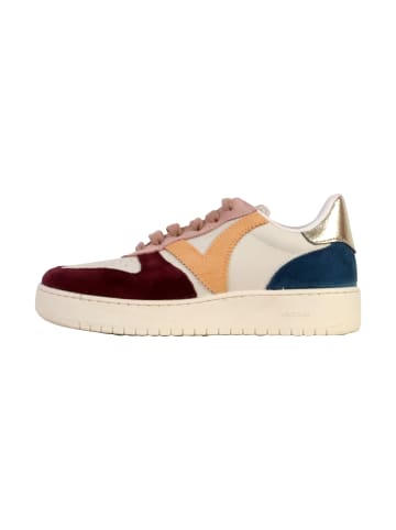 Victoria Leder-Sneaker Rot