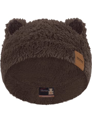 Normani Outdoor Sports Kinder Teddy Mütze Coleraine in Dunkelbraun