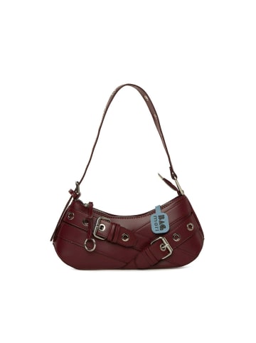 BAGmori Schultertasche in Bordeaux
