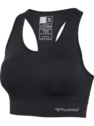 Hummel T-Shirt "Hmltif Seamless Padded Sports Bra" in Schwarz