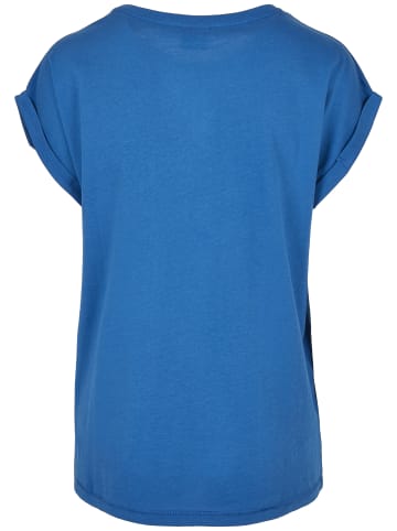 Urban Classics Urban Classics Damen Ladies Extended Shoulder Tee in sporty blue