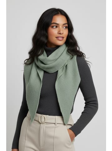 Faera Weicher Strickschal mit dezenter Struktur in Mint