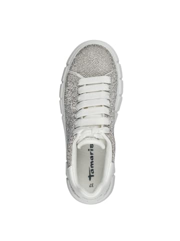 Tamaris Plateau Sneaker in Silber