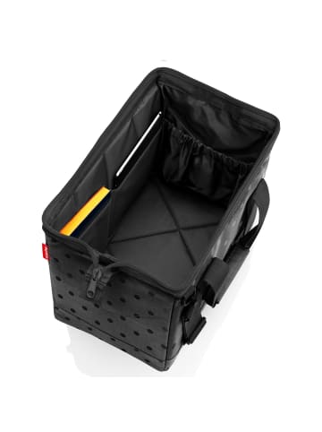 Reisenthel travelling allrounder M - Reisetasche 40 cm (leo vanilla) in glossy dots black