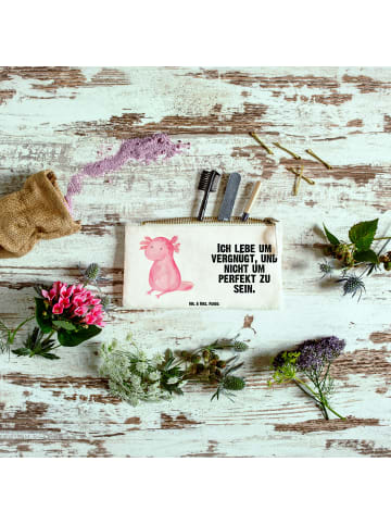 Mr. & Mrs. Panda Menschrmäppchen Axolotl Niedlich mit Spruch in Weiß