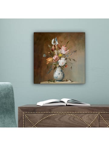 MuchoWow Leinwand bilder Blumenvase (BxH)