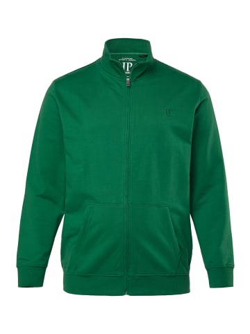JP1880 Sweatjacke in smaragdgrün