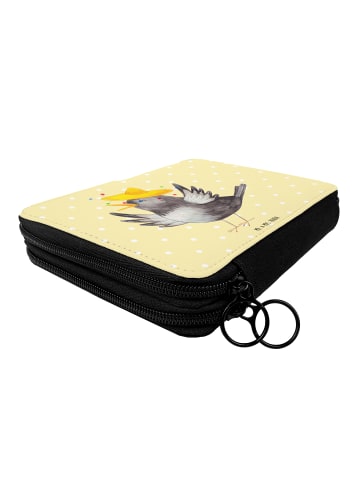 Mr. & Mrs. Panda Mäppchen Rabe Sombrero ohne Spruch in Gelb Pastell