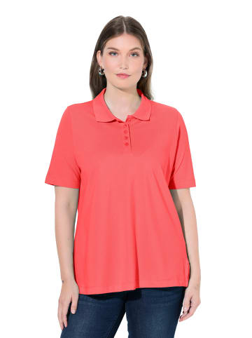 Ulla Popken Poloshirt in coralle