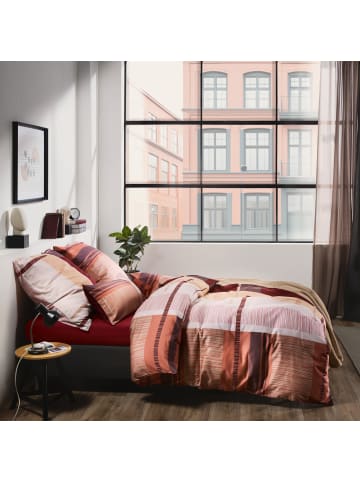 REDBEST Satin Bettwäsche in terra