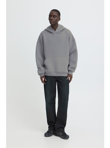 BLEND Kapuzenpullover Kängurutasche Langarm Casual in Grau