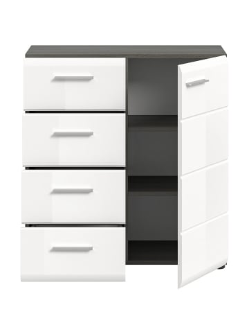 ebuy24 Sideboard Salsa Weiß 80 x 37 cm