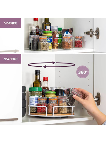 eluno Drahtteller Weiß