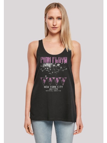 F4NT4STIC Damen Tanktop Pink Floyd Tour NYC in schwarz