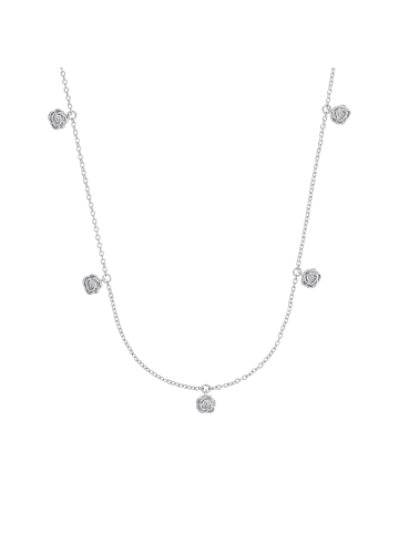 Noelani Kette mit Anhänger Silber 925, rhodiniert in Silber