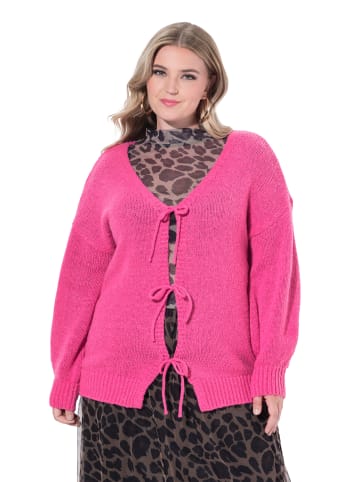 MIAMODA Strickjacke in neon berry