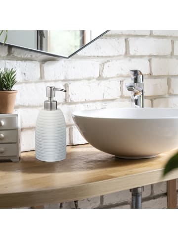 relaxdays 2 x Seifenspender in Weiß