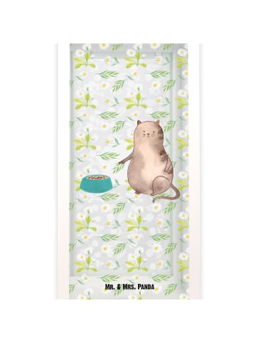 Mr. & Mrs. Panda Laterne Katze Fressen ohne Spruch in Transparent