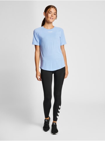 Hummel T-Shirt Raglanärmel Hmlmt Vanja Damen in PLACID BLUE
