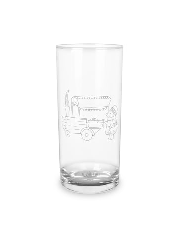 Mr. & Mrs. Panda Wasserglas Igel Maronen ohne Spruch in Transparent