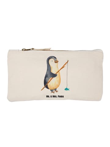 Mr. & Mrs. Panda Pouch Pinguin Angler ohne Spruch in Weiß