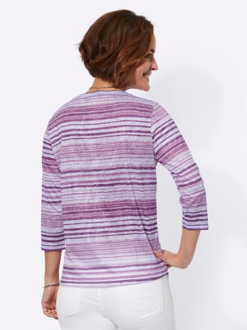 WITT WEIDEN Shirt in orchidee-ecru-bedruckt