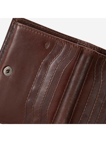 Jekyll & Hide Norwegian Geldbörse RFID Schutz Leder 9 cm in mocha