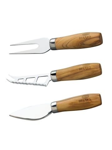 Berard BÉRARD | Käsemesser-Set, 3-teilig, braun, 16 cm