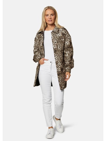 MADELEINE Wendejacke in modischem Oversize-Look in sand / multicolor