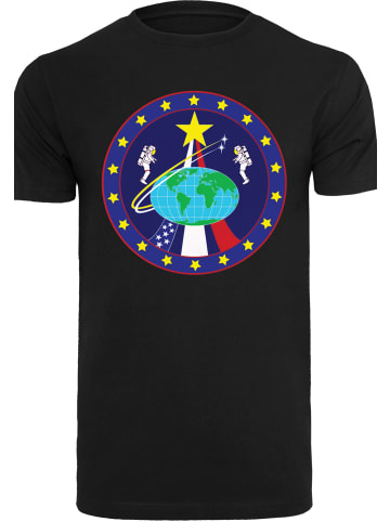 F4NT4STIC T-Shirt NASA Classic Globe Astronauts in schwarz