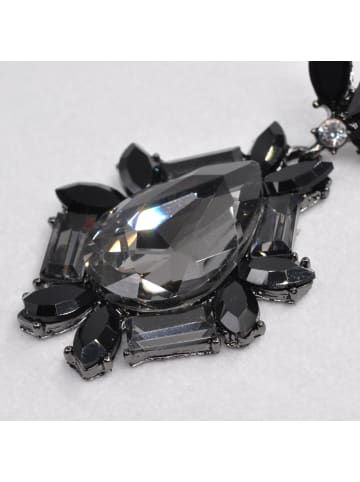 Steuer Modeschmuck Metall in Schwarz