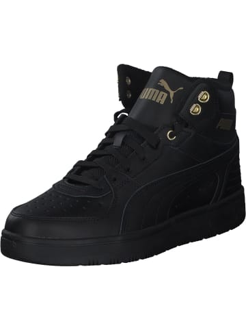 Puma Sneakers High in Schwarz Gold