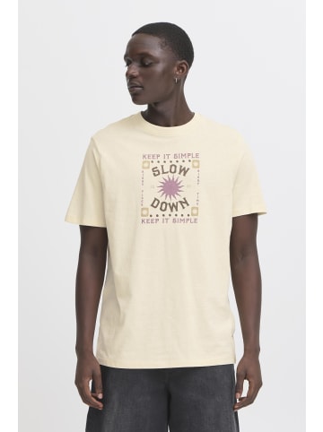 BLEND Rundhalsshirt BHJoey in Natur