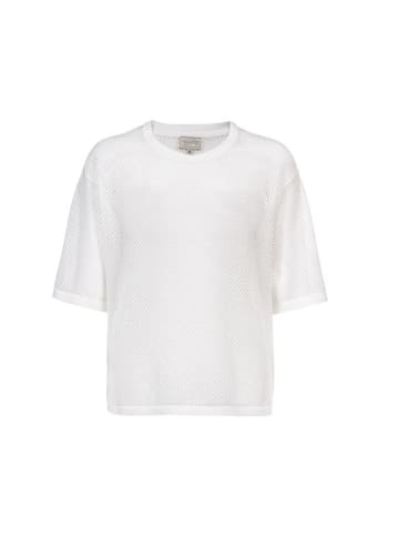 Herrlicher CATHRIN KNIT COTTON MIX Pullover in Creme