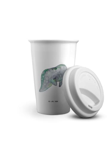 Mr. & Mrs. Panda Becher Seekuh Chillen ohne Spruch in Weiß