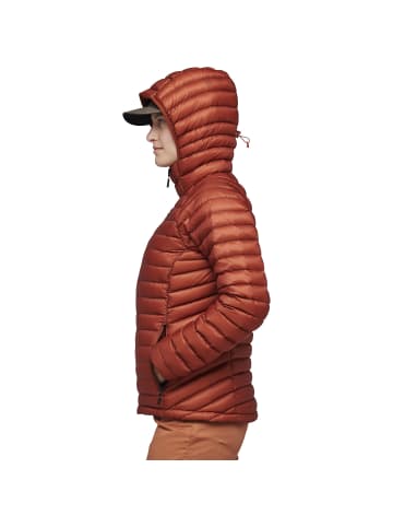 CAMP W APPROACH DOWN HOODY in Dunkelrot