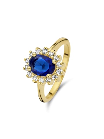 Parte Di Me Ring Mia colore "azure" in Gold