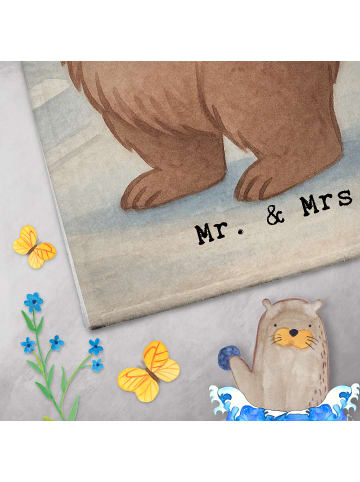 Mr. & Mrs. Panda Gästetuch Polizistin Leidenschaft Design mit Sp... in Weiß