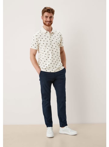 s.Oliver Polo-Shirt in 03A0_wollweiß