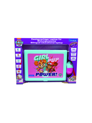 Lexibook Paw Patrol Stella Lerncomputer 124 Aktivitäten (EN/DE)