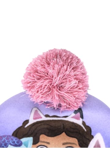 Cerda 3-tlg. Winter Mütze Set: Gabby´s Dollhouse in Lila