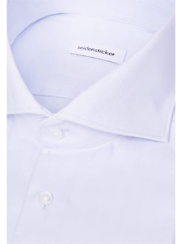 Seidensticker Business Hemd Shaped in Hellblau