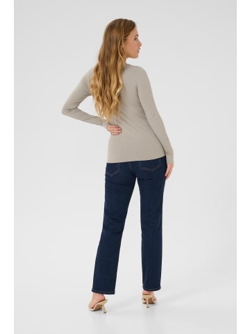 Kaffe T-shirt KAdrew Slim fit in Elephant Skin