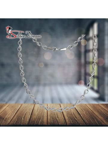 SilberDream 925 Sterling Silber Damen SilberDream Halsketten Wave  ca. 45cm