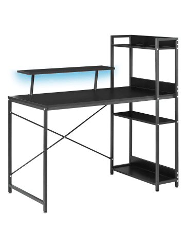 Beliani 2-tlg Schreibtisch BILOXY in Schwarz