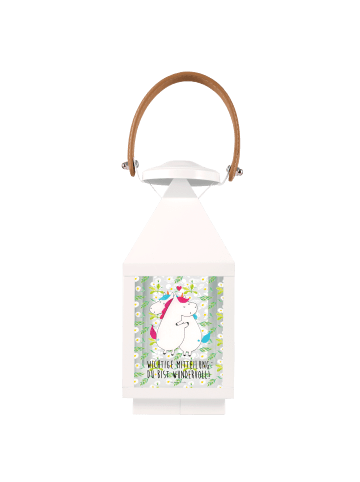 Mr. & Mrs. Panda Laterne Deko Einhorn Mitteilung mit Spruch in Transparent