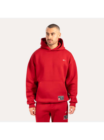 SMILODOX Hoodie Rayk in Bordeaux